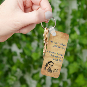 Porte-clés SlipperyJoe's Princess clap marchant drôle les ann