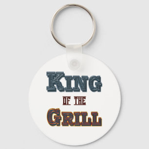 Porte-clés Slogan Cuisine barbecue King of the Grill