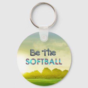 Porte-clés Slogan de softball TOP