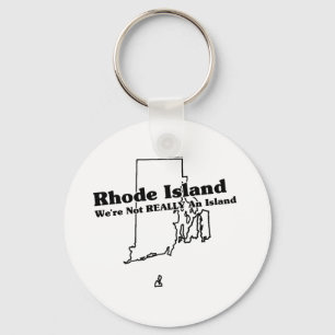 Porte-clés Slogan d'État de Rhode Island