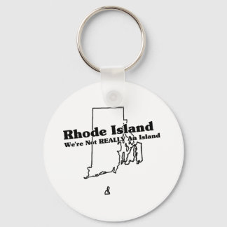 Porte-clés Slogan d'État de Rhode Island
