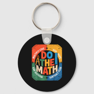Porte-clés Slogan insring Amour Espoir Peur Faire Le Calcul S