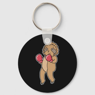 Porte-clés Sloth Boxing