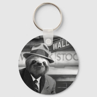 Porte-clés Sloth dans Wall Street Key Ring
