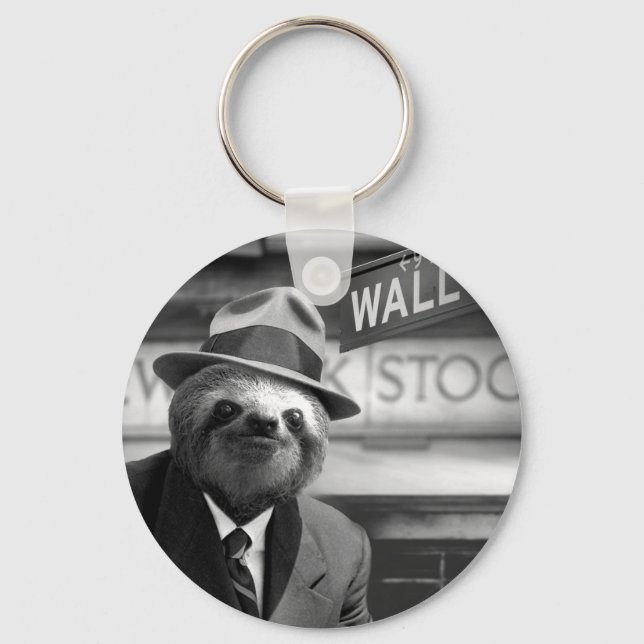 Porte-clés Sloth dans Wall Street Key Ring (Recto)