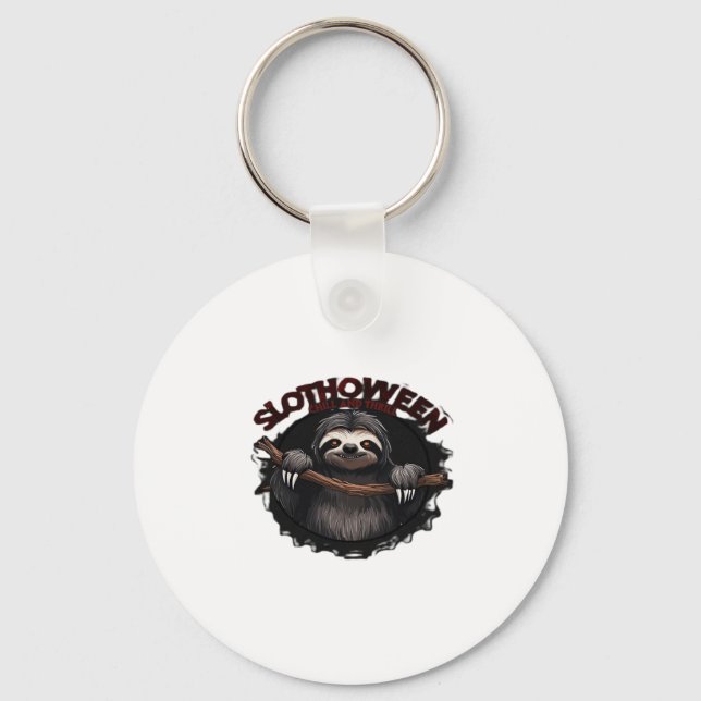 Porte-clés Slothoween Chill And Thrill - Déplaisant Sloth Cla (Recto)
