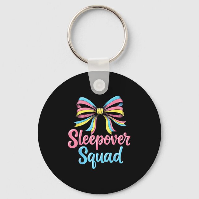 Porte-clés Slumber Party Squad Sleever Coquette Birthday Paja (Recto)