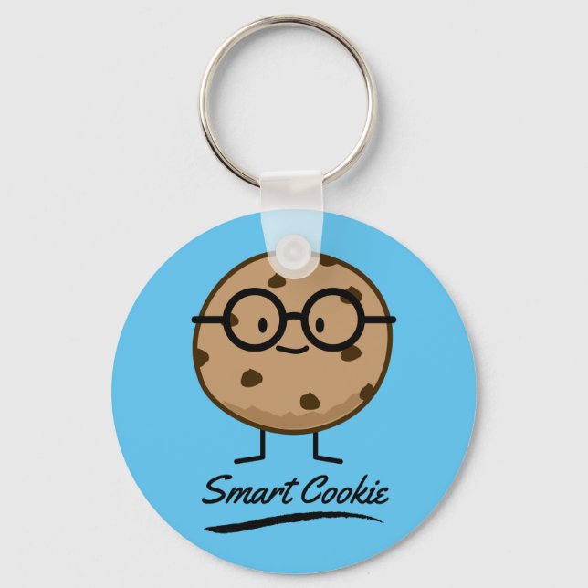 Porte-clés Smart Cookie Chocolate Chip Cookies Glasses (Recto)