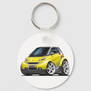 Porte-clés Smart Yellow Car