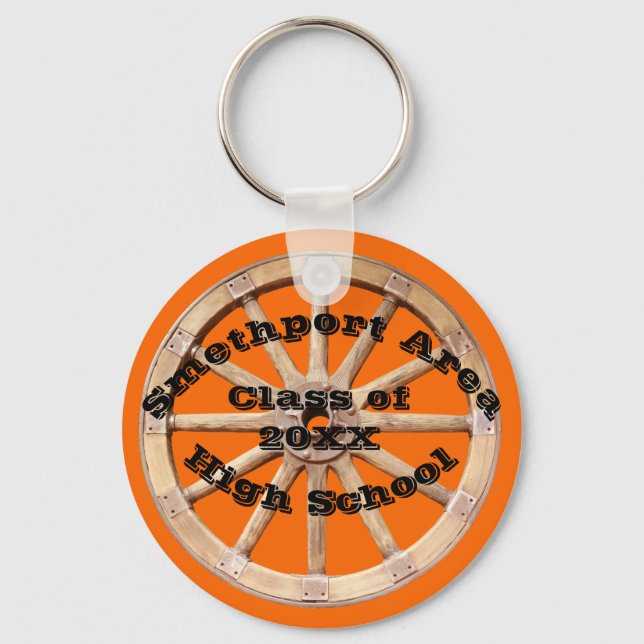 Porte-clés Smethport Lycée Classe de 20XX (Recto)
