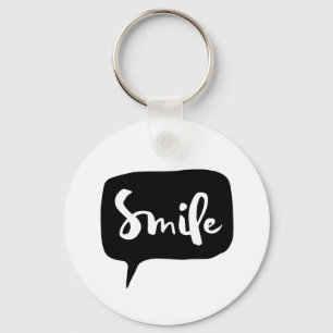 Porte-clés Smile Graphique Voix Bulle Image InspirationalArt