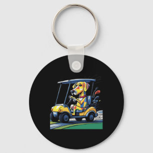 Porte-clés Smileteessports Drôle de chien labrador jaune cond