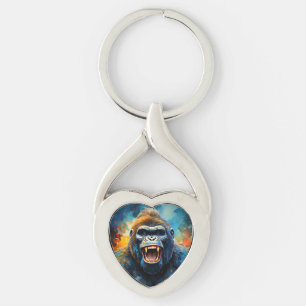 Porte-clés Smiling gorilla