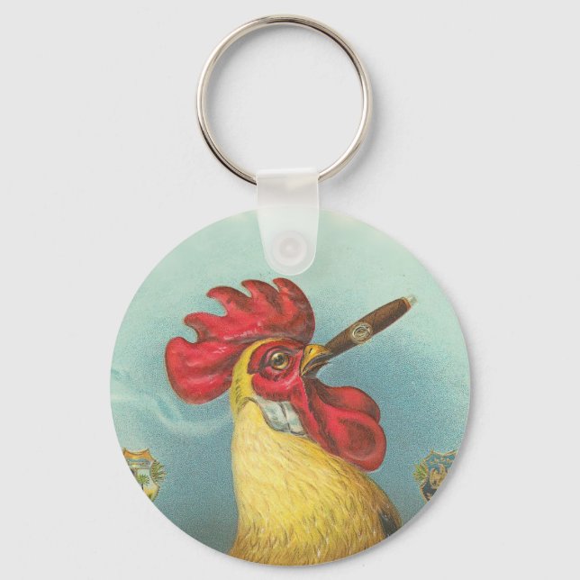Porte-clés Smoking Rooster (Recto)