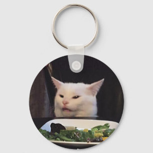 Porte-clés Smudge Cat Porte - clé de mème