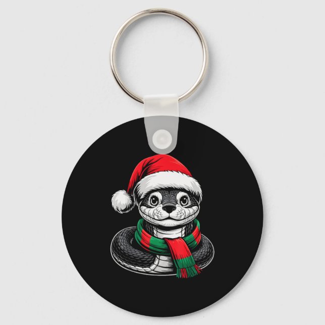 Porte-clés Snake Xmas Santa Hat F Christmas Costume  (Recto)