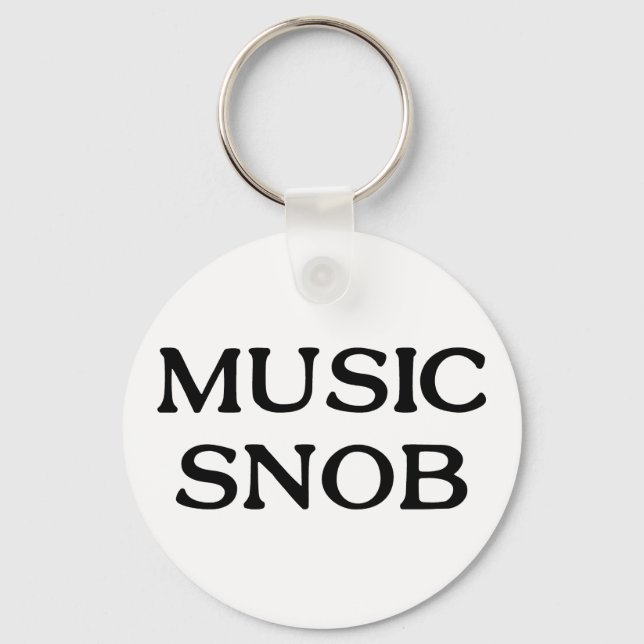 Porte-clés Snob de musique (Recto)