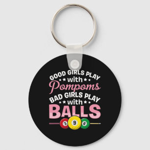 Porte-clés Snooker D Girls Jouer Avec Ll Pool Joueurs Girl Bi