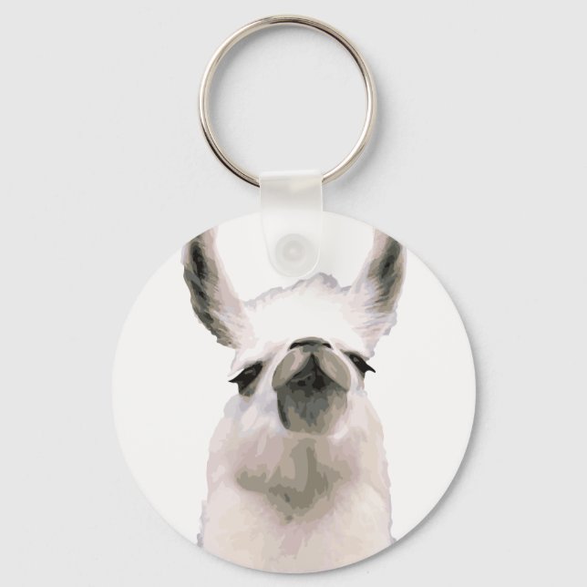 Porte-clés Snooty Snobby Llama personnalisé (Recto)