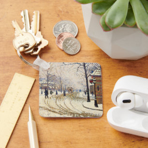 Porte-clés Snow, Boulevard de Clichy, Paris by Paul Signac