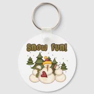 Porte-clés Snow Fun Deux T-shirts et cadeaux