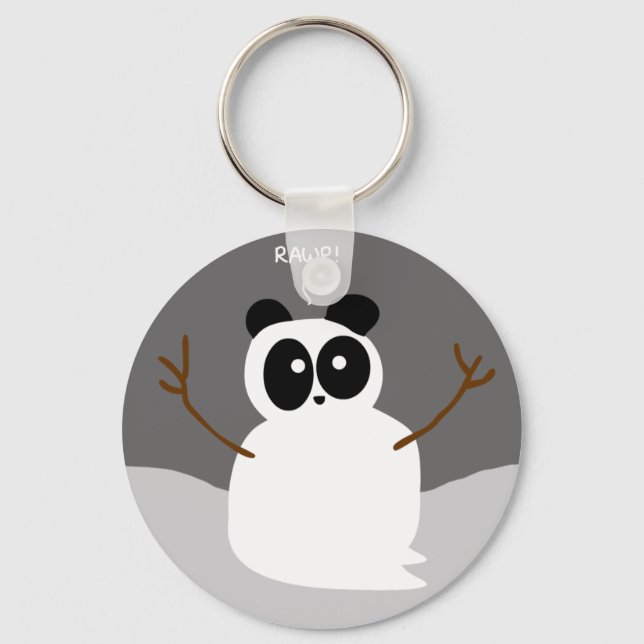Porte-clés Snow Panda (Recto)
