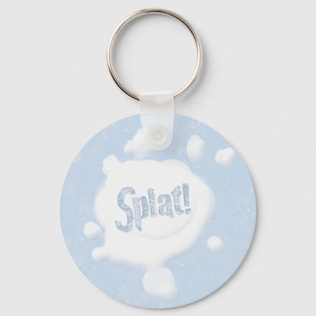 Porte-clés Snowball Splat! Clavier (Recto)