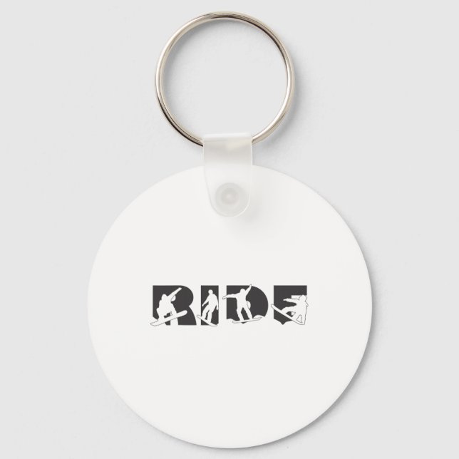 Porte-clés Snowboard (Recto)