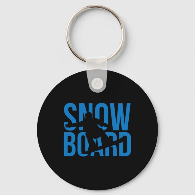 Porte-clés Snowboard Snowboard 8 (Recto)