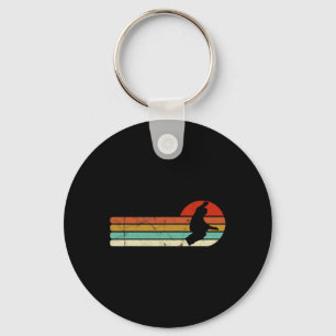 Porte-clés Snowboard Vintage Retro