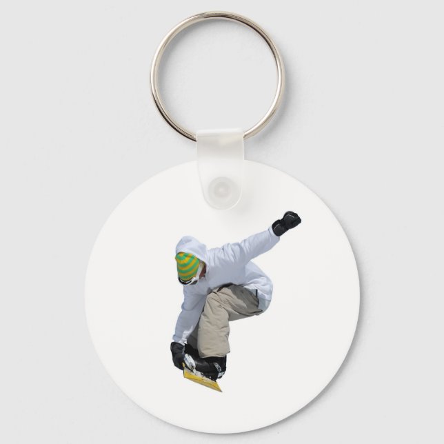 Porte-clés snowboardeur (Recto)