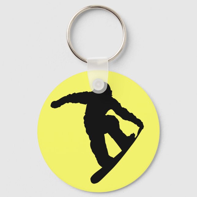 Porte-clés Snowboardeur (Recto)