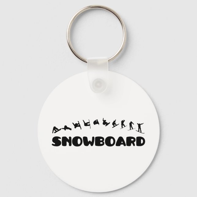 Porte-clés Snowboarding (Recto)