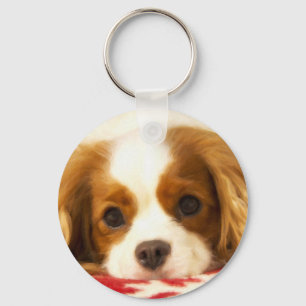 Porte-clés Snowflake Cavalier King Charles Spaniel