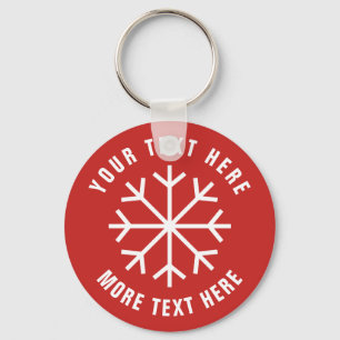 Porte-clés Snowflake porte - clé fête de Noël en faveur cadea