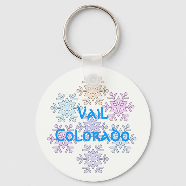 Porte-clés Snowflakes Keychain (Recto)