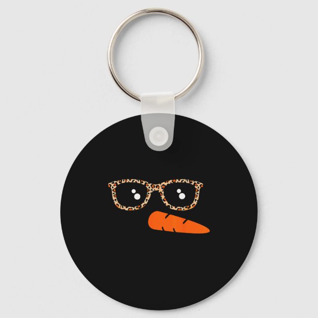 Porte-clés Snowman Face Carrot Nose Christmas Winter Cosplay  (Recto)