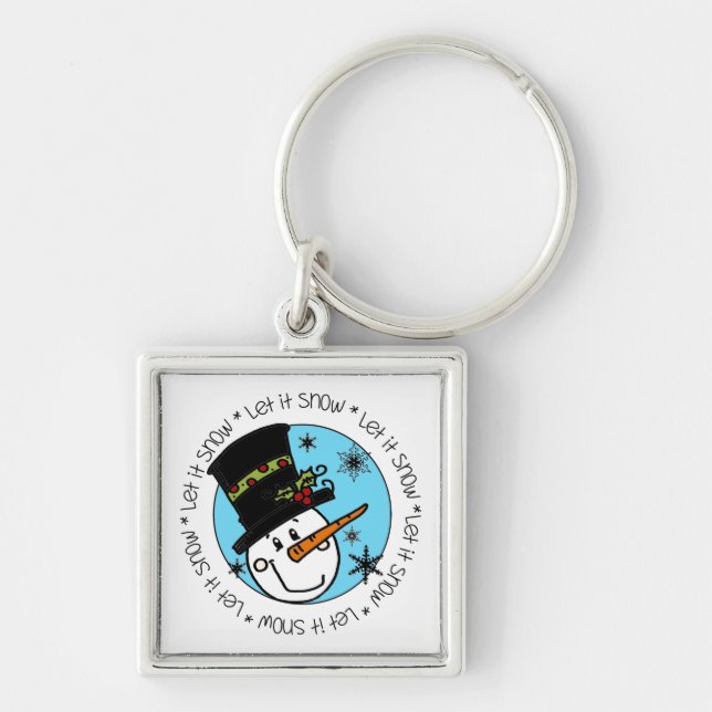 Porte-clés Snowman Laisser Neige (Devant)