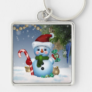 Porte-clés Snowman Père Noël