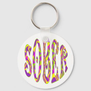 Porte-clés SOBER Retro 60's Art Psychedelic