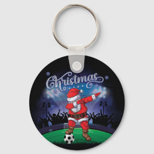 Porte-clés Soccer de Noël du Père Noël