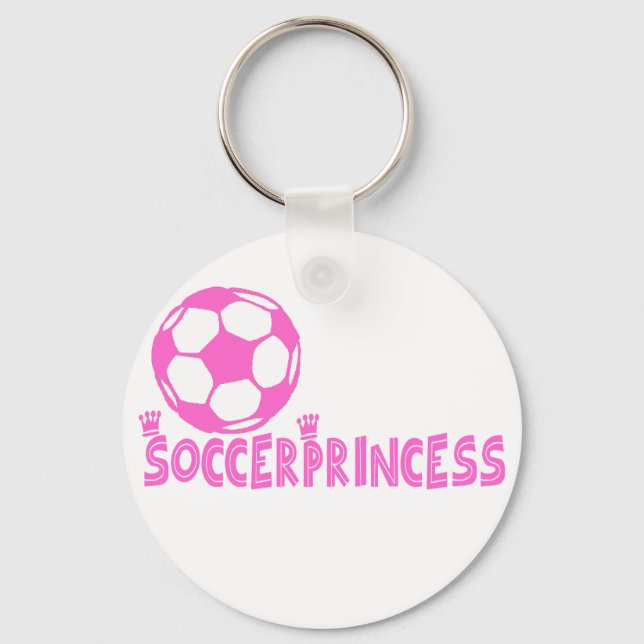 Porte-clés Soccer Princesse 2 côté (Recto)
