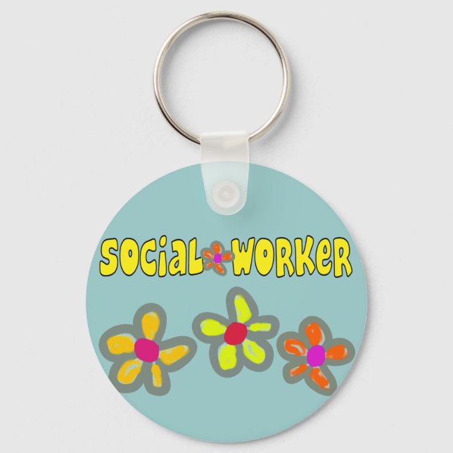 Porte-clés Social Worker Gifts (Recto)