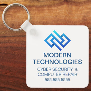 Porte-clés Société de technologie informatique de cybersécuri