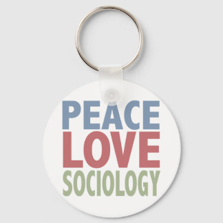 Porte-clés Sociologie de l'amour de la paix