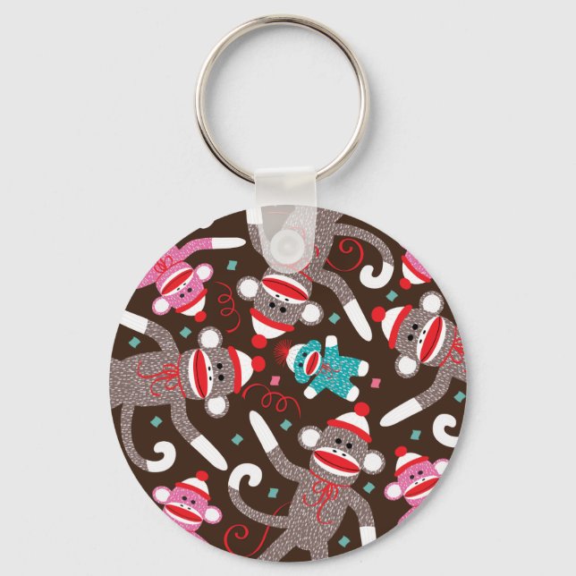 Porte-clés Sock Monkey (Recto)