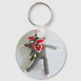 Porte-clés Sock Monkey Love #1