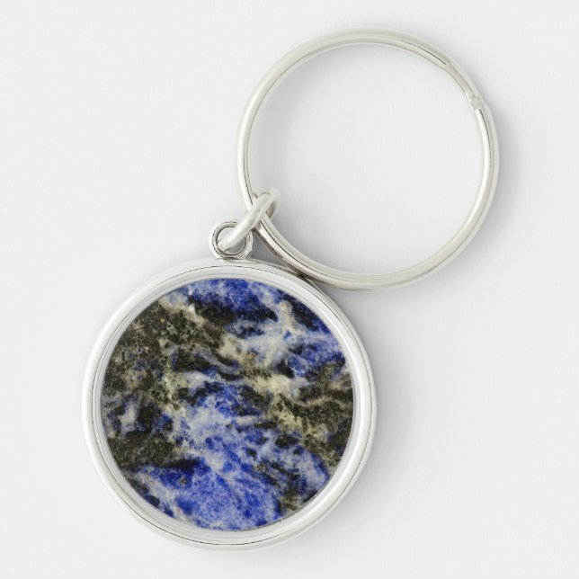 Porte-clés Sodalite bleue (Devant)