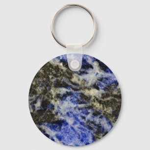 Porte-clés Sodalite bleue