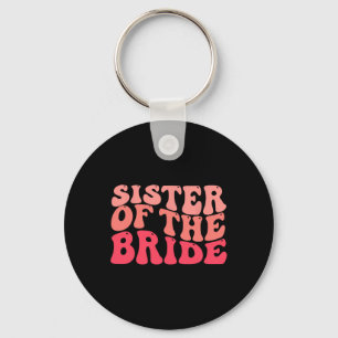 Porte-clés Sœur de la mariée, tenue de cortège assortie, heur